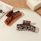 Beau - Leopard Print Square Hair Clip