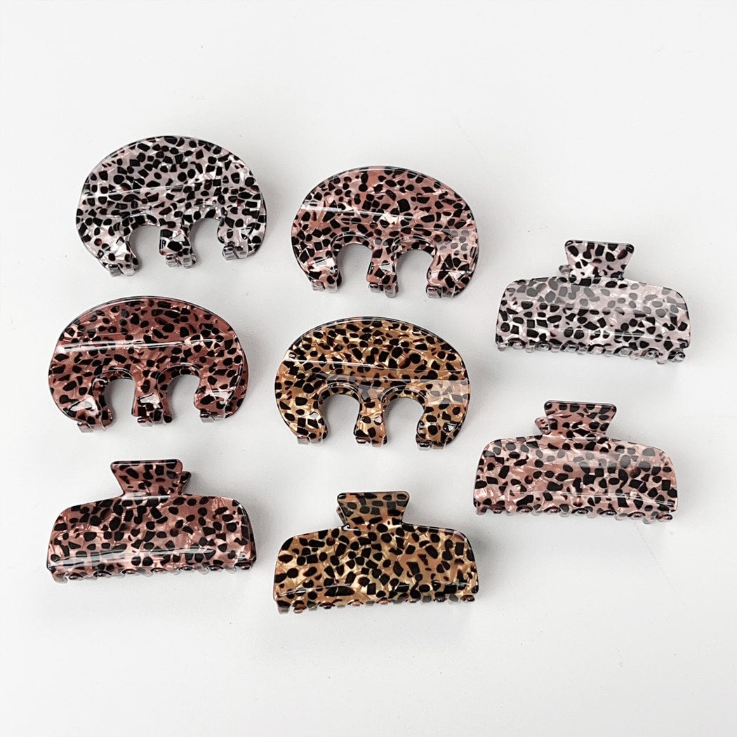 Beau - Elegant Style Leopard Print Claw Clip