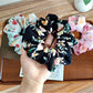 Gifty - Floral Chiffon Look Elastic Ponytail Scrunchie