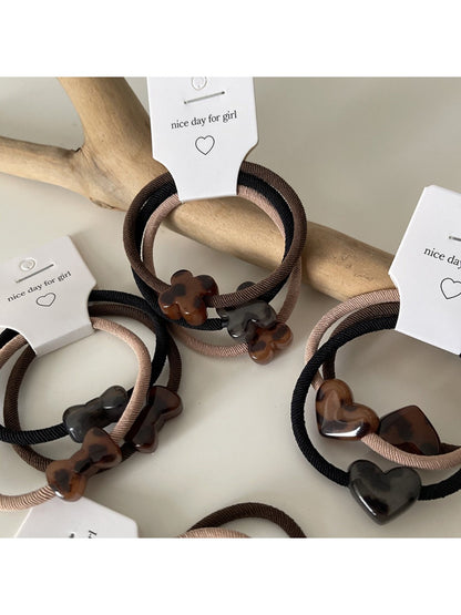 Gifty - Simple Leopard Print Hair Tie