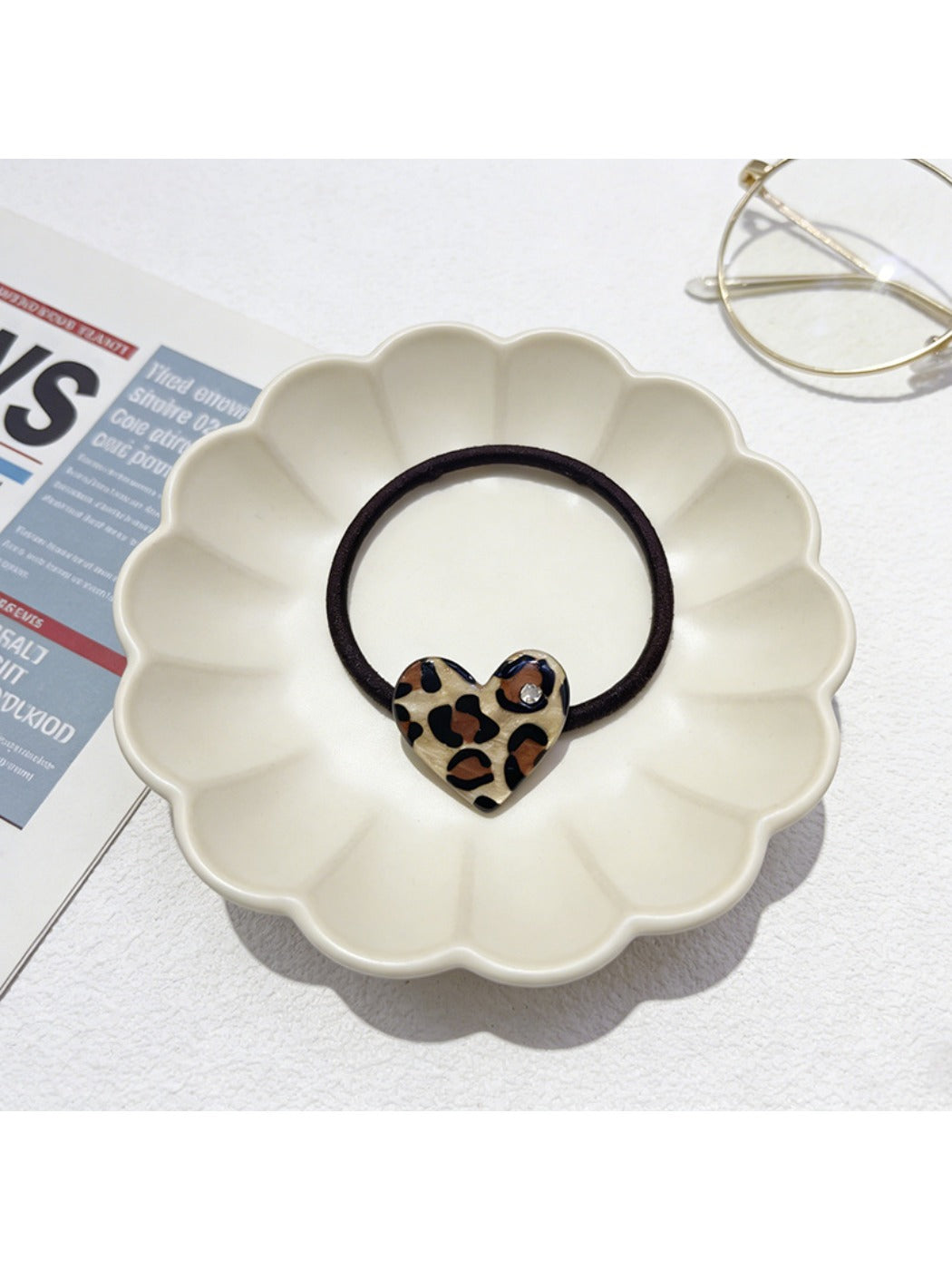 Gifty - Cute Leopard Print Hair Tie