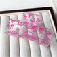 Clear acetate claw clip displayed on a neutral background
