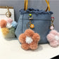 Keypus - Colorful Plush Flower Bag Charm Keychain