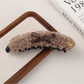 Beau - Solid Color Bow Accent Banana Clip