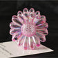 Beau - Flower Shaped Decorative Plastic Alloy Claw Clip
