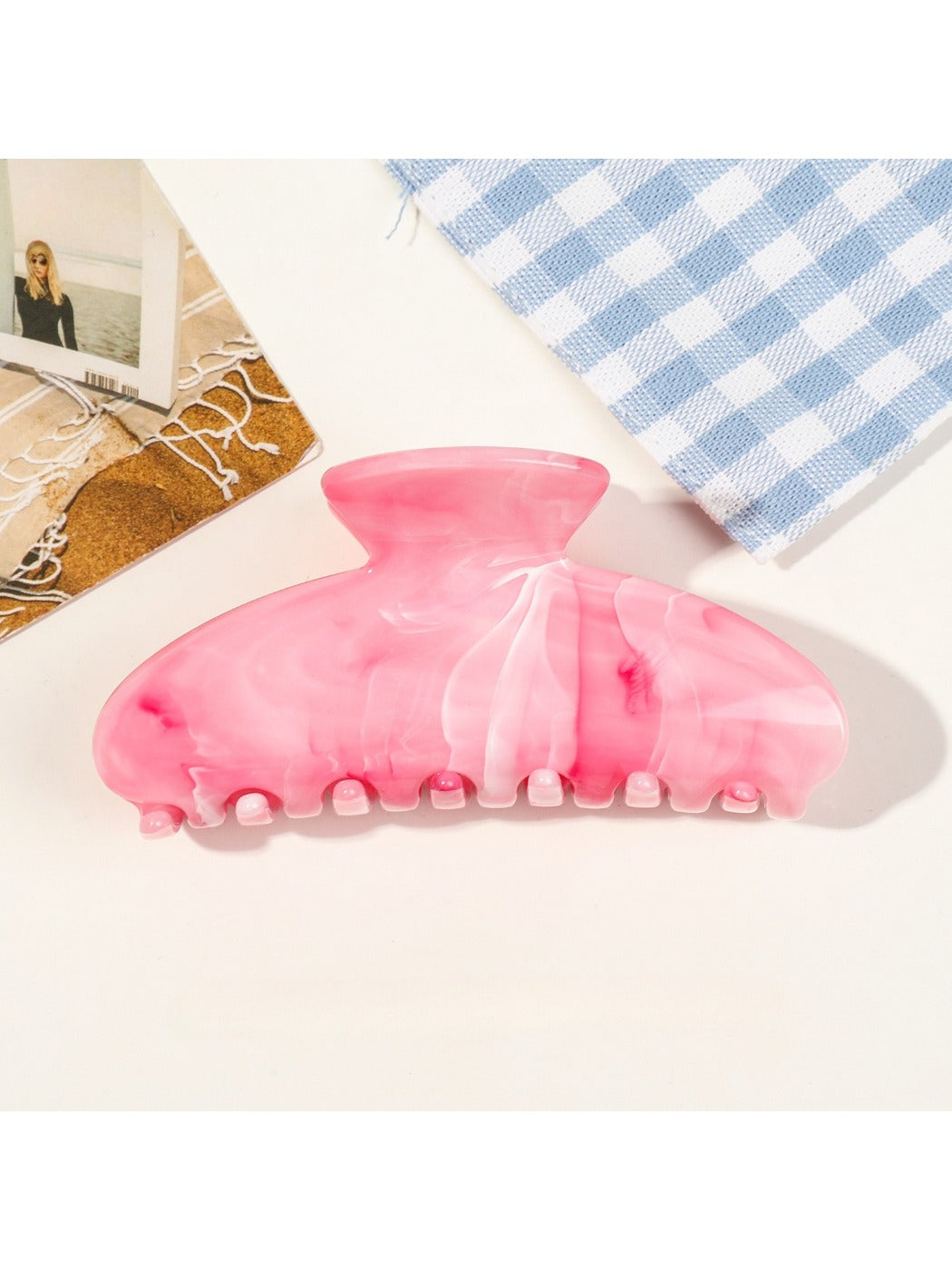 Beau - Marble Pattern Hair Claw Clip