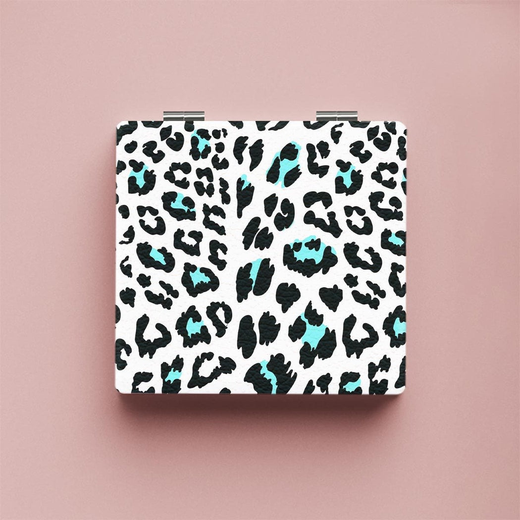 Mirroray - Y2K Leopard Print Double-Sided Pocket Mirror