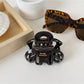Beau - Simple Matte Finish Irregular Claw Clip