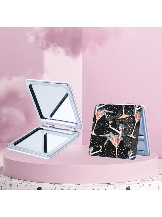 Mirroray - Cartoon Pattern Foldable Makeup Mirror