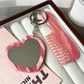 Keypus - Heart Mirror Comb Keychain