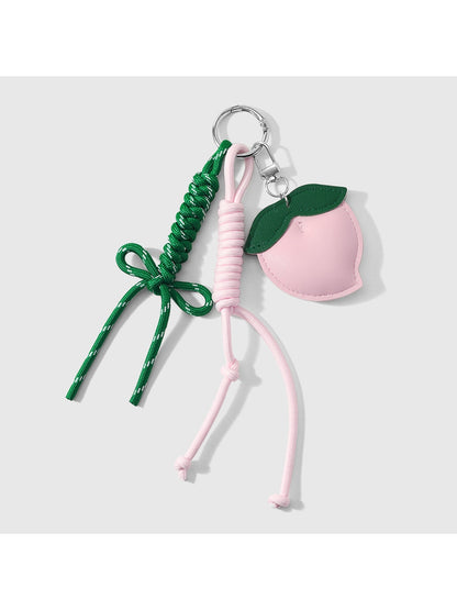 Keypus - Y2K Style Peach Pineapple Bag Pendant Keychain