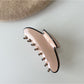 Beau - Textured Acetate Fiber Contrast Edge Claw Clip