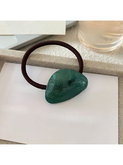Gifty - Textured Acetate Oval Hair Tie