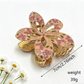 Beau - Openwork Butterfly Floral Hair Claw Clip