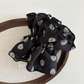 Gifty - Double Layer Chiffon Polka Dot Scrunchie