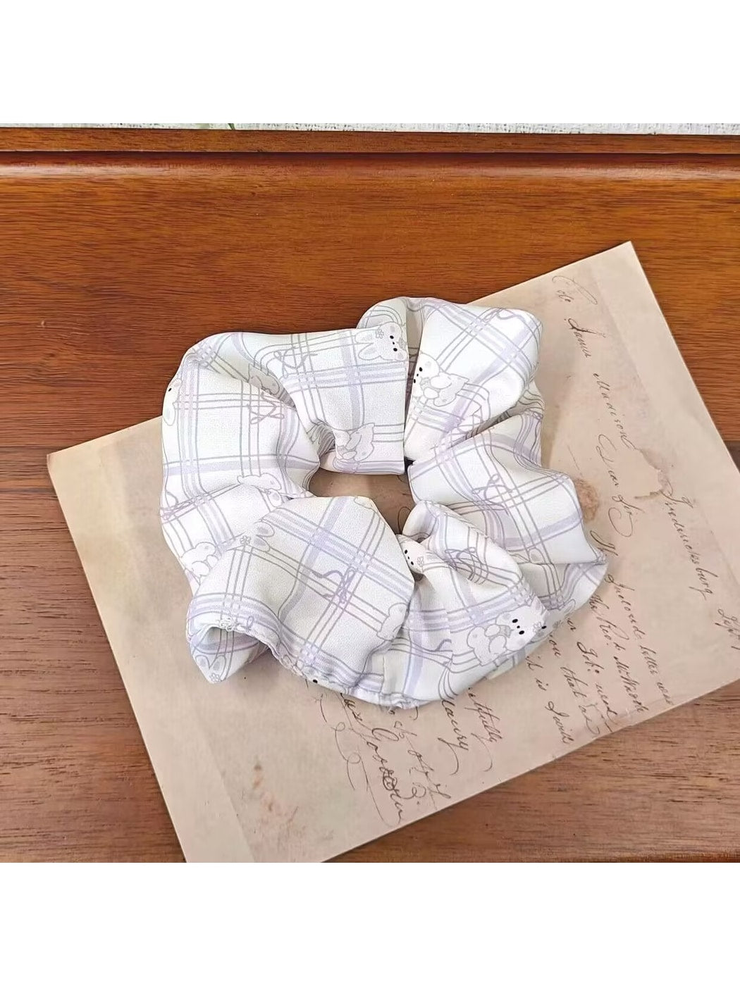 Gifty - Polyester Floral Print High Elastic Scrunchie