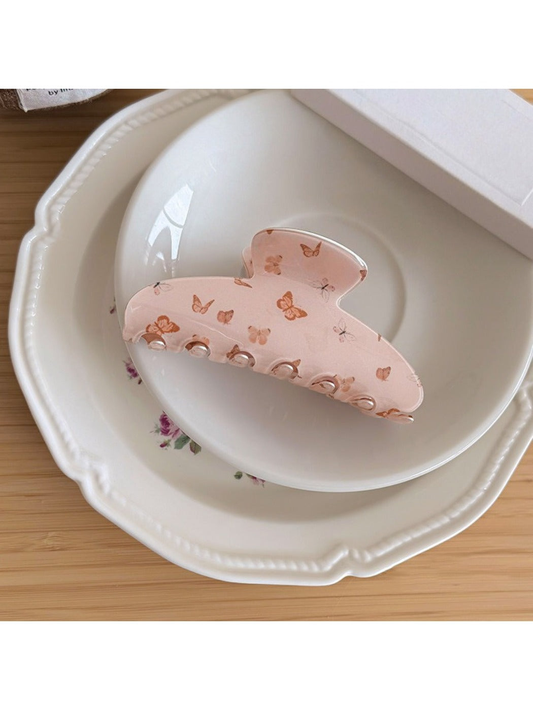 Beau - Sweet Butterfly Print Hair Clip