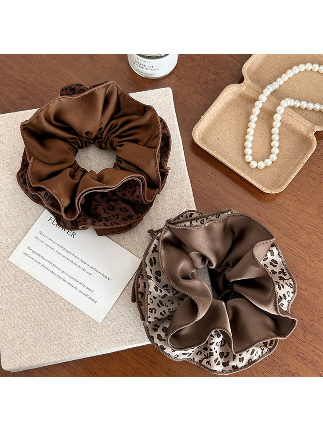 Gifty - Leopard Print Double-layer Hair Loop