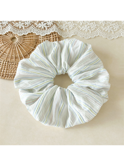 Gifty - High Elastic Striped Scrunchie
