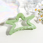 Beau - Glitter Star Shaped Plastic Alloy Claw Clip
