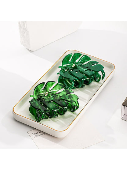 Beau - Leaf Acetate Hair Clip