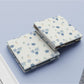 Mirroray - Simple Blue Floral Print Makeup Mirror
