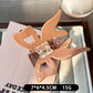 Beau acrylic bow claw clip open showing metal spring mechanism