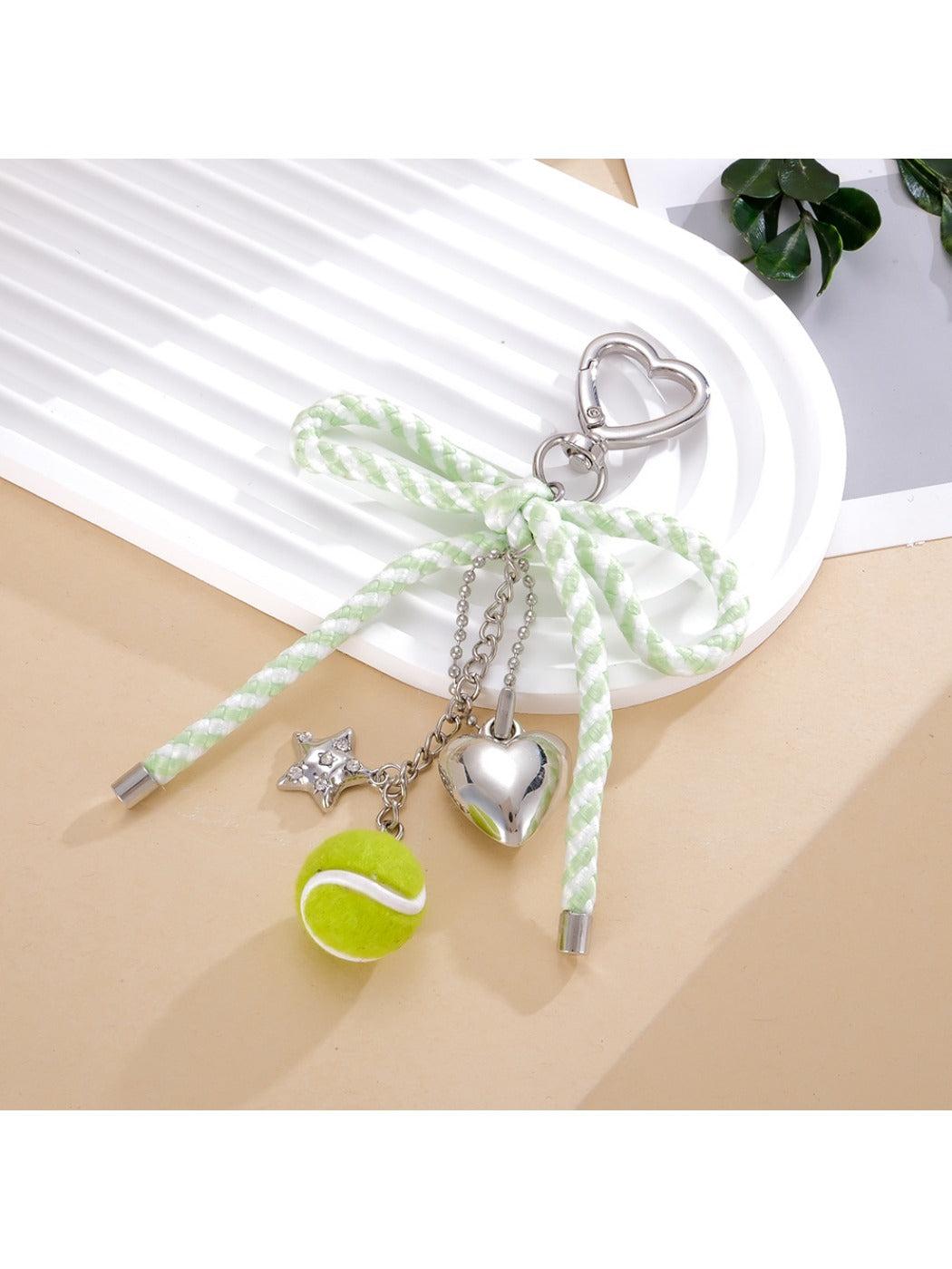 Keypus - Elegant Bow-Shaped Charm Keychain