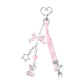 Keypus - Y2K Polka Dot Bow Heart Charm Keychain