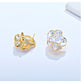 Earedge - Minimalist Camellia Shaped Earrings