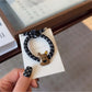 Gifty - Cartoon Dog Braided Knot High Elastic Hair Tie