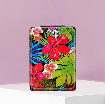 Mirroray - Plant Print Foldable Handheld Makeup Mirror