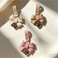 Keypus - Cartoon Bow PU Alloy Pendant Bag Charm Keychain