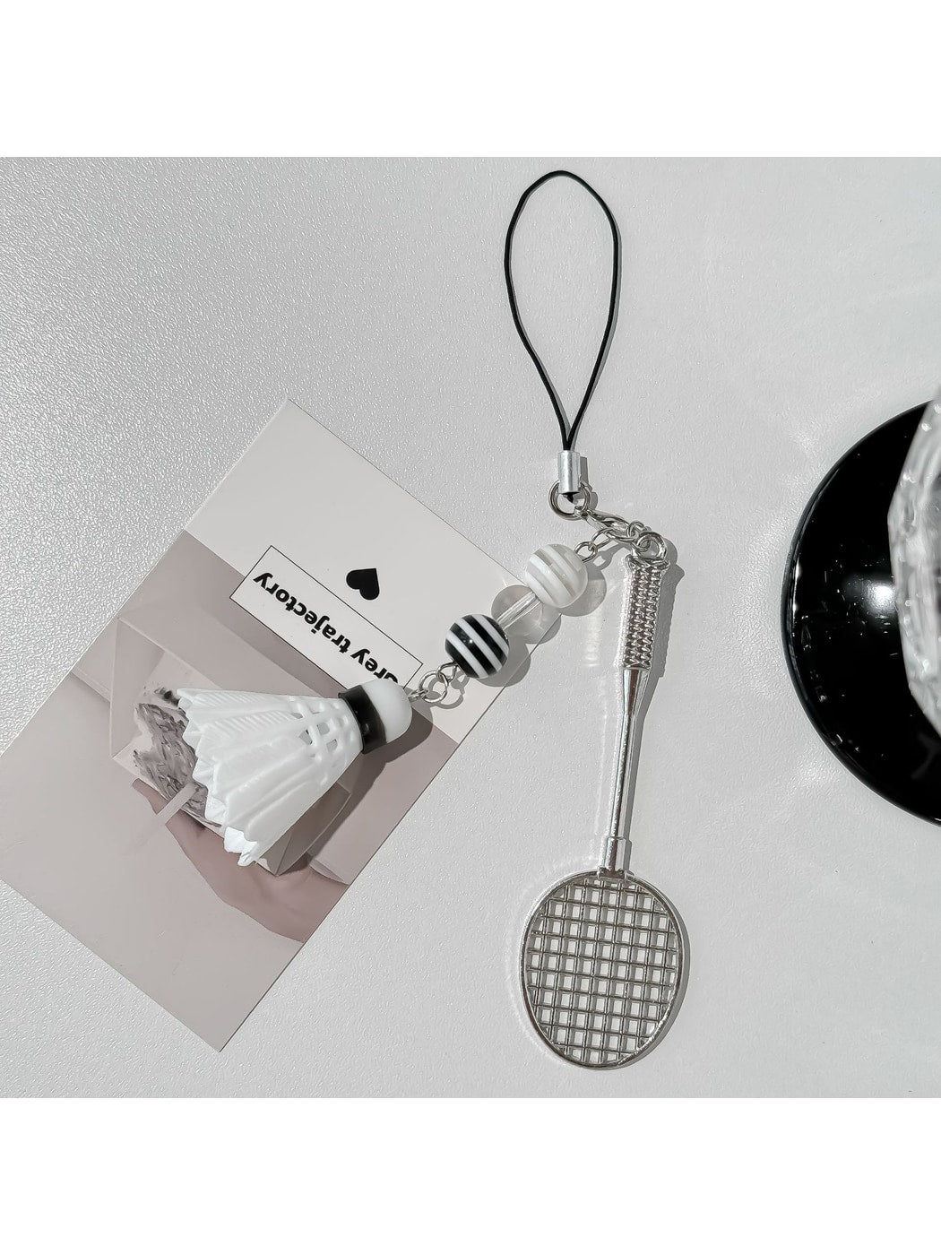 Keypus - Sports Style Badminton Keychain