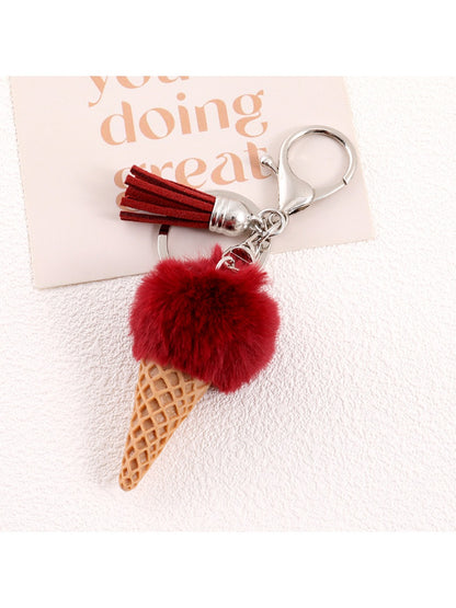 Keypus - Plastic Ice Cream Bag Charm Keychain