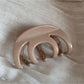 Beau hair clip shown from the back, emphasizing the clip teeth and hinge