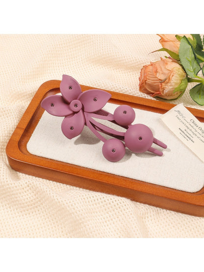 Beau - Floral Hair Clips Fashionable