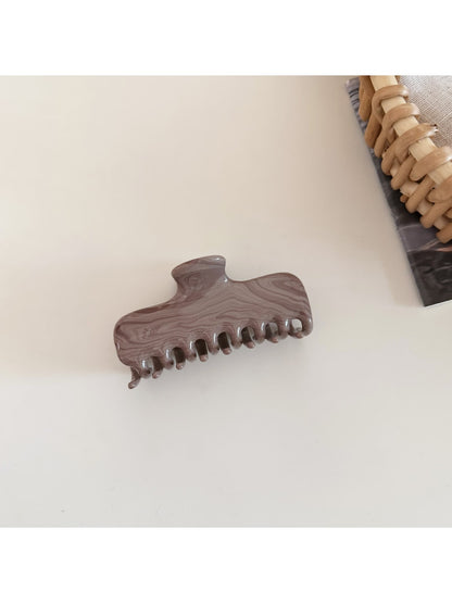 Beau - Square Acrylic Metal Hair Claw Clip