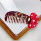 Detailed shot of Camerow creative hair comb teeth and smooth edges