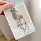 Keypus - Alloy Abstract Line Face Keychain Keychain