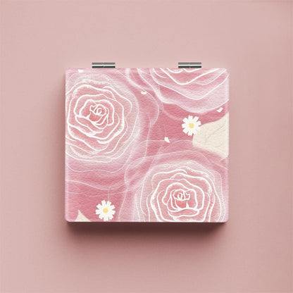 Mirroray - Cartoon Pattern Folding Compact Makeup Mirror