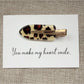 Beau - Leopard Print Oval Hair Clip