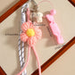 Keypus - Petal Detail Dog Key Ring Bag Charm