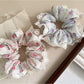 Gifty - Lace with Floral Print Scrunchie