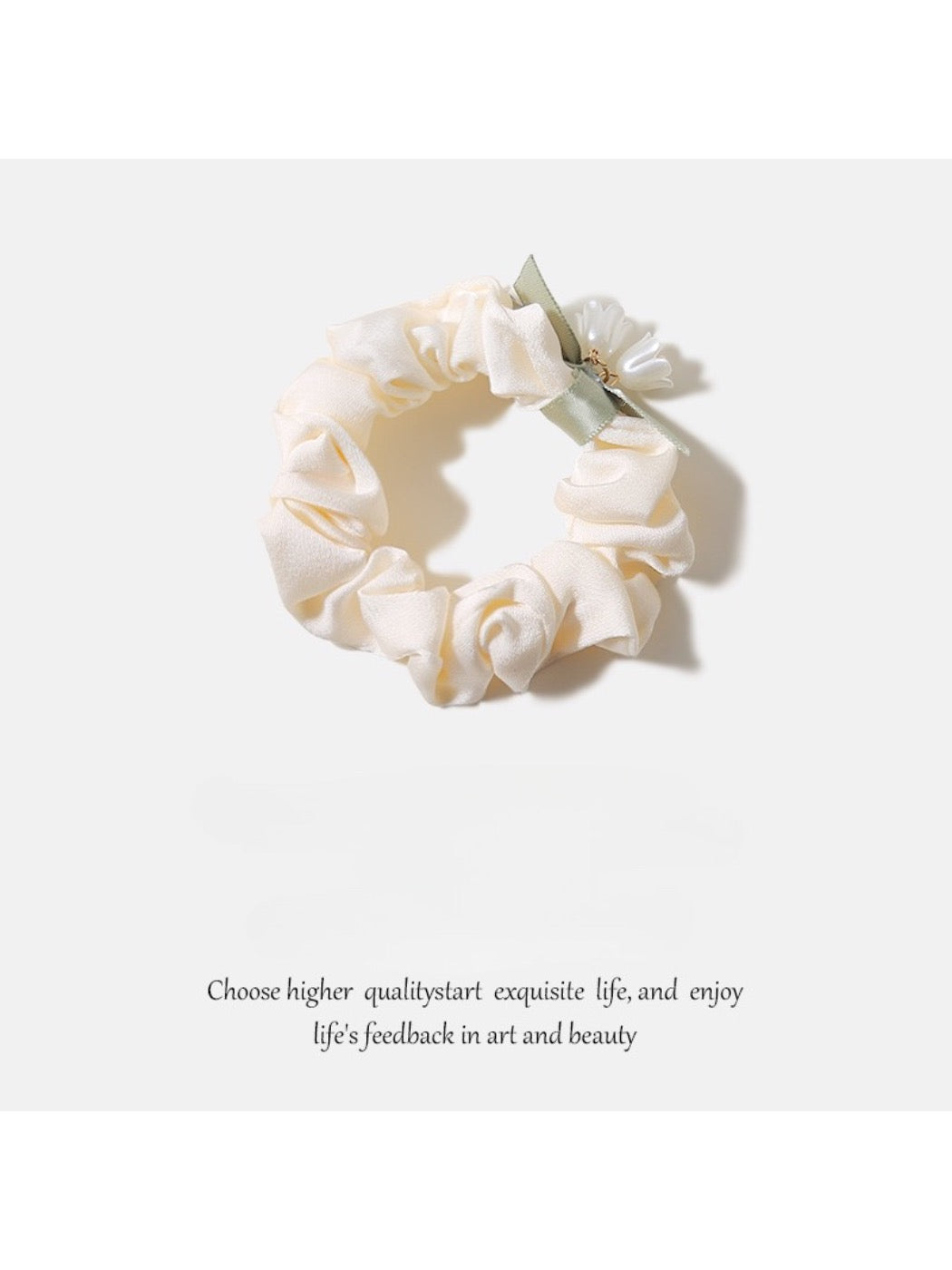 Gifty - Lily of the Valley Scrunchie