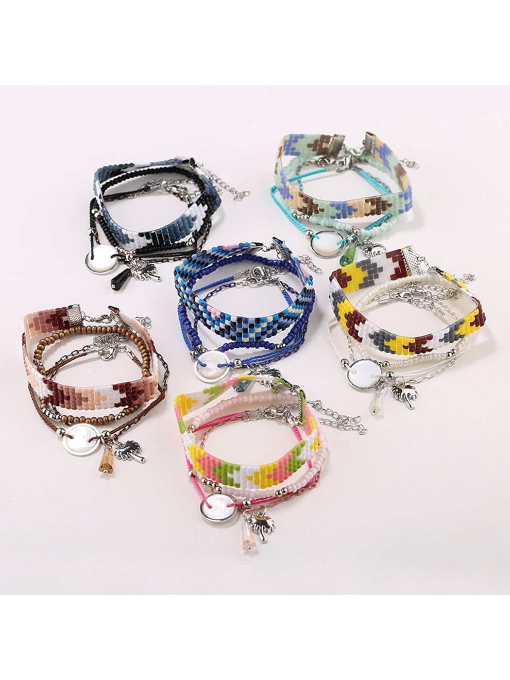 Lovra - Bohemian Beaded Braided Bracelet