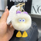 Keypus - Fluffy Duck Keychain For Bags Backpacks