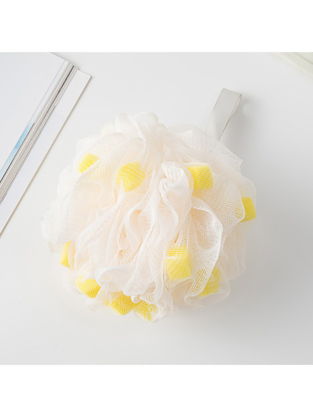 Papo - Cute Solid Colored Bath Pouf