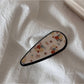 Beau - Printed Teardrop Duckbill Acrylic Hair Clip