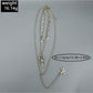 Nozari - Retro Distressed Ocean Charm Layered Necklace
